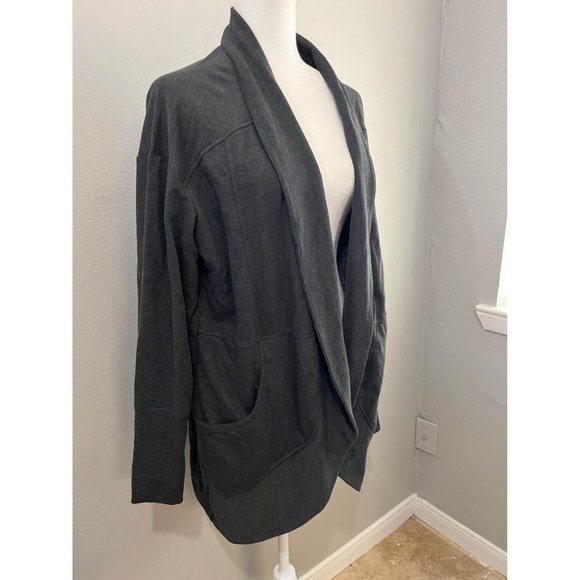 Eddie bauer Soft Open Cardigan Jacket Women Size 2XL Gray - Picture 3 of 10